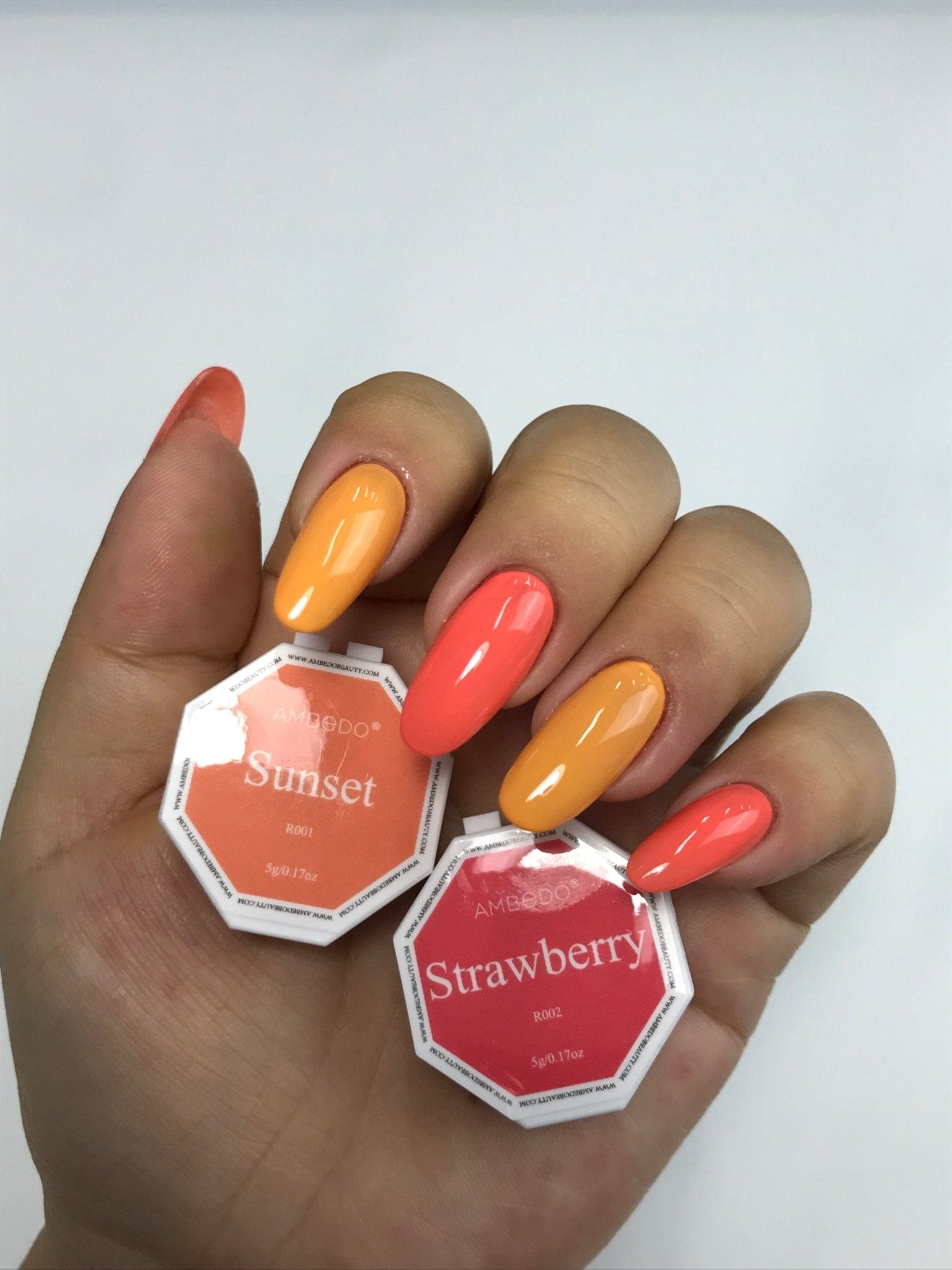 Ambedobeauty DIY Gel Capsule Refills: Red Reign (Red/Orange)