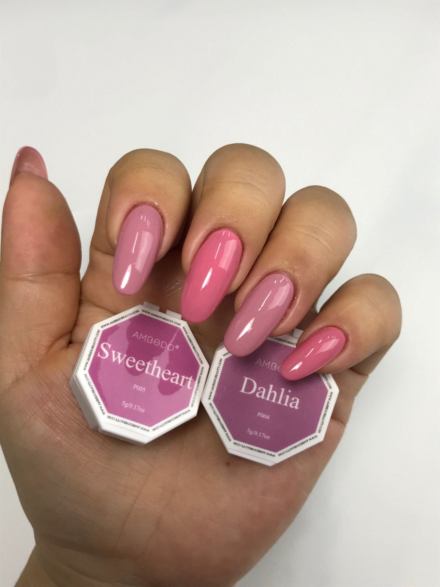 Ambedobeauty DIY Gel Capsule Refills: Sugar Blossom (Pink/Purple)