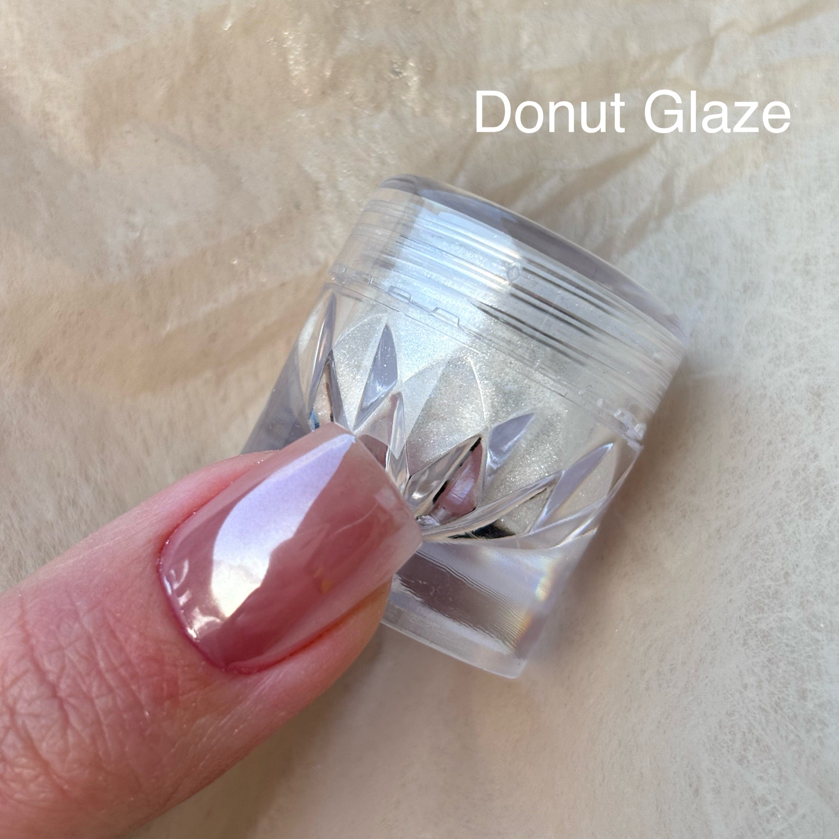 Ambedobeauty Nails Donut Glaze Pearlescent Glazed Chrome Nail Powder