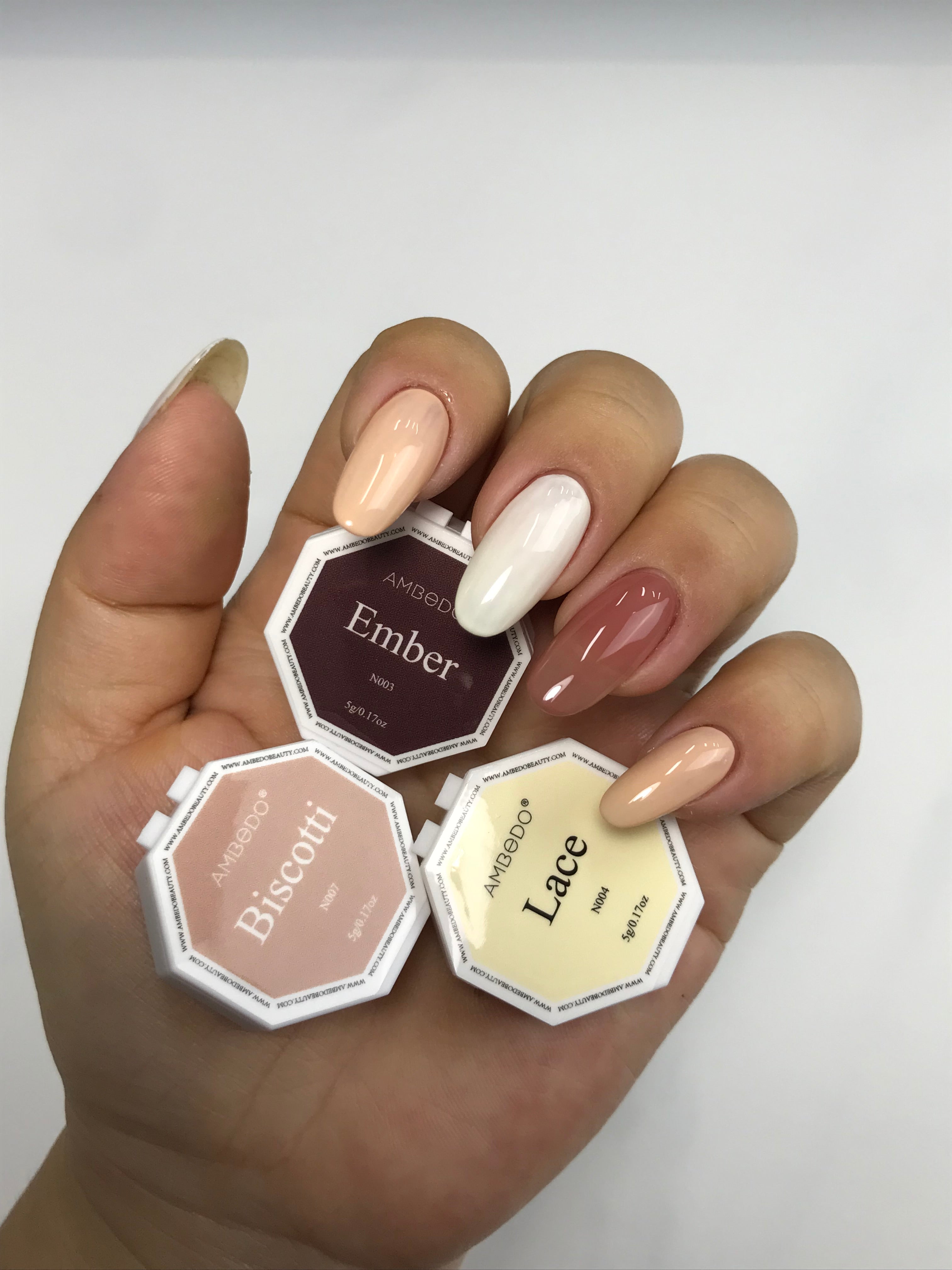 DIY Gel Refill Capsules - Neutral Core (Beige/Cream/Nude)