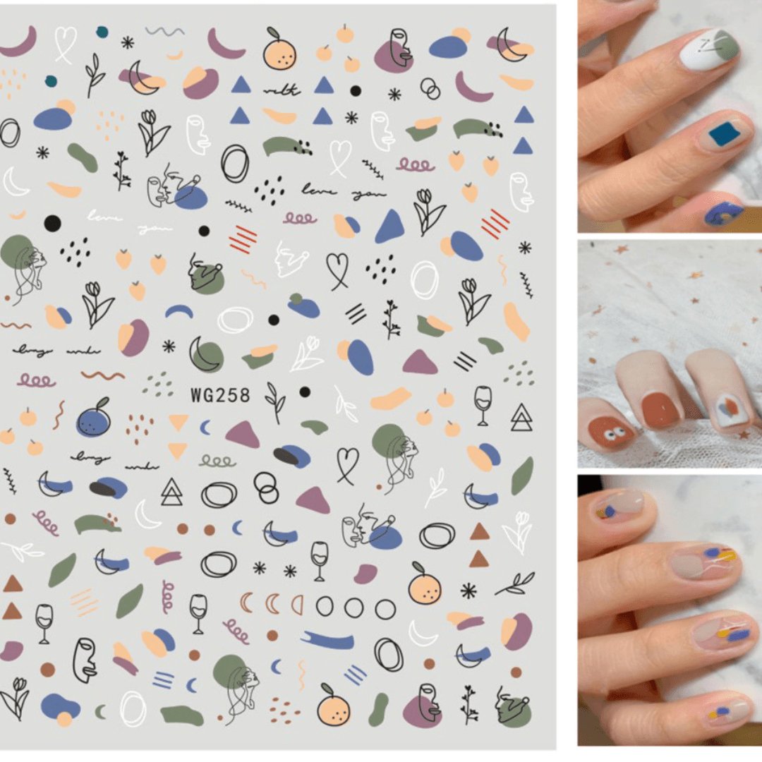 Nail Art Stickers - Ambedobeauty