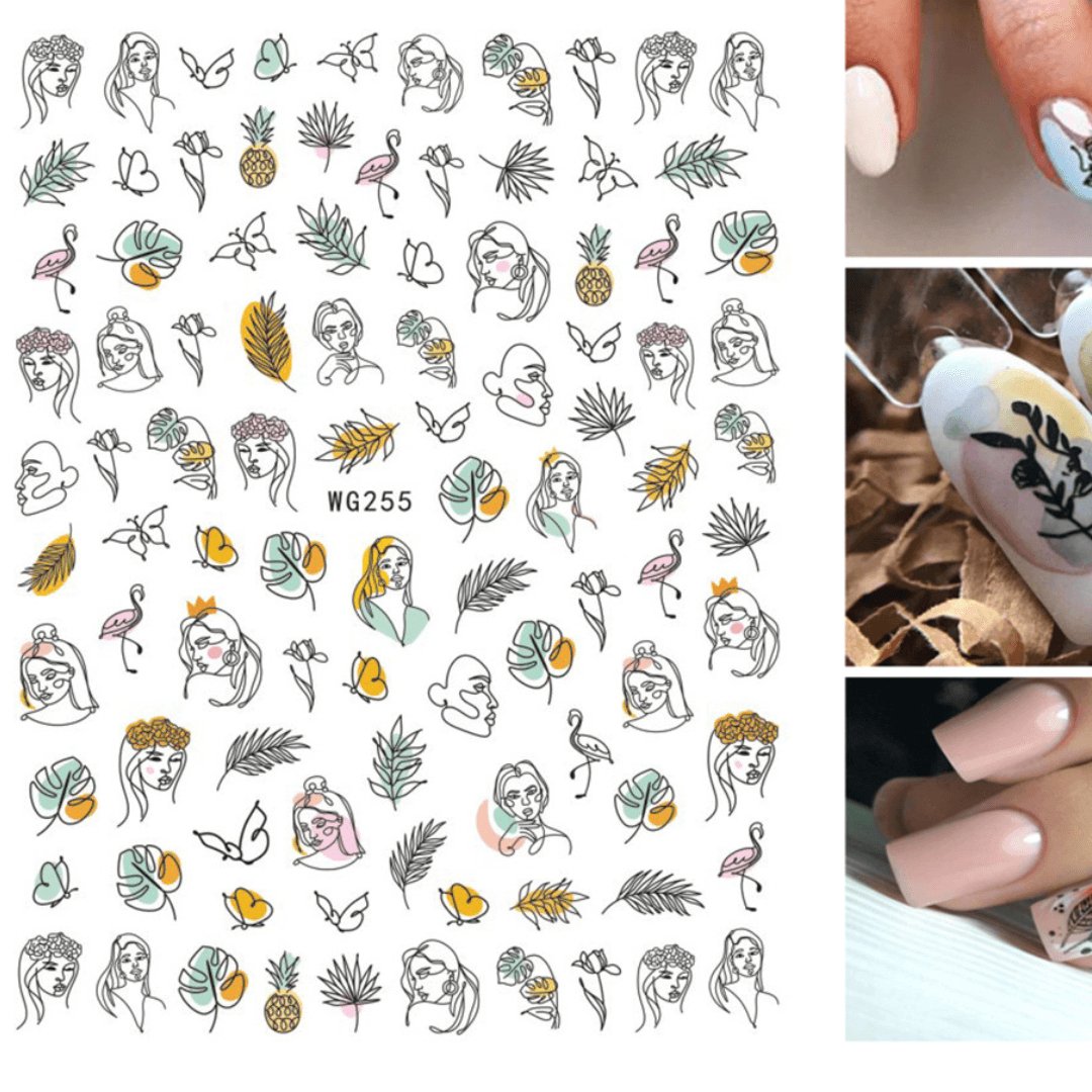 Nail Art Stickers - Ambedobeauty