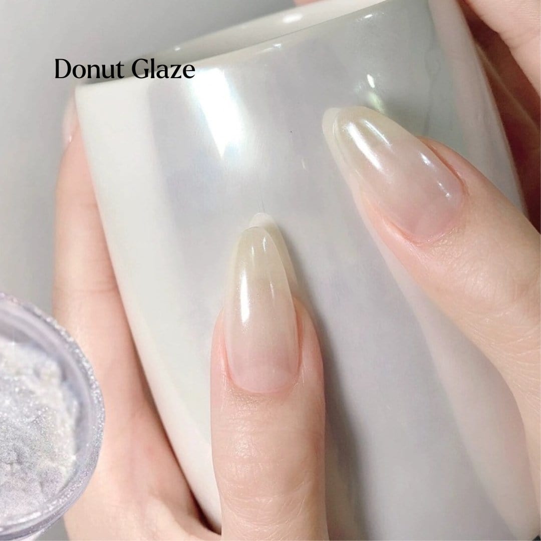 Ambedobeauty Donut Glaze Pearlescent Glazed Chrome Nail Powder