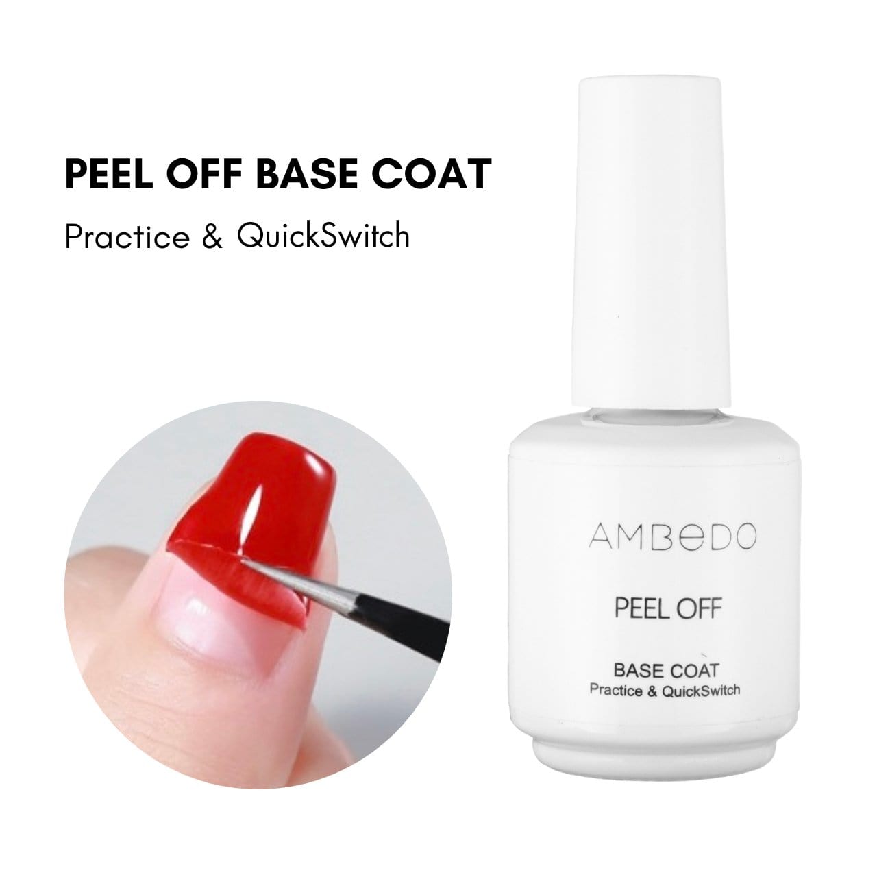 Ambedobeauty Nail Care Peel Off Base Coat