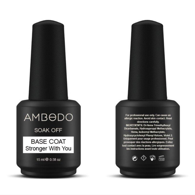 Ambedobeauty Nail Care Soak Off Stronger With You Base Coat - 15ml